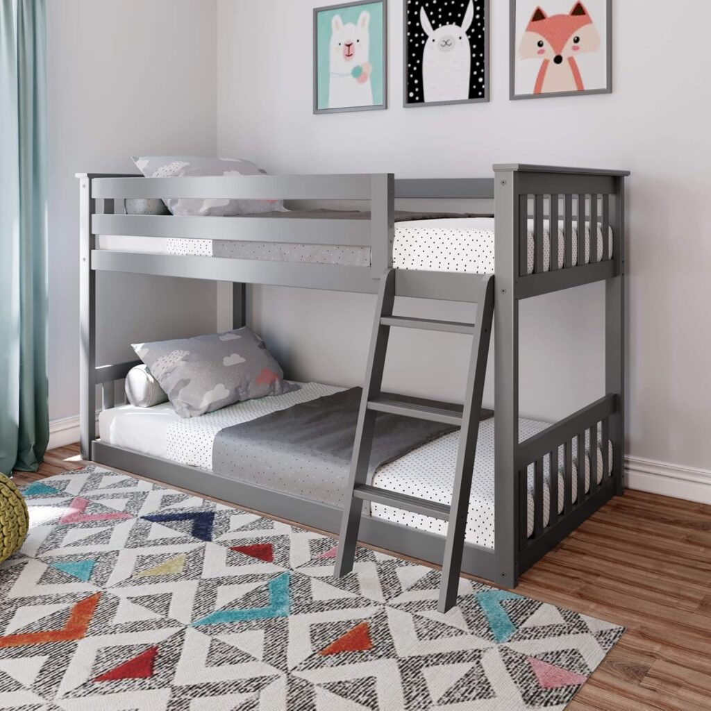 Bunk Bed Twin Over Full Size with Ladder
