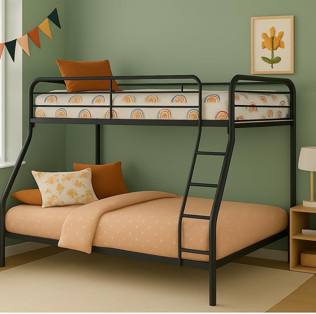 Naomi Home Metal Bunk Bed for Modern Kids’ & Teen Rooms