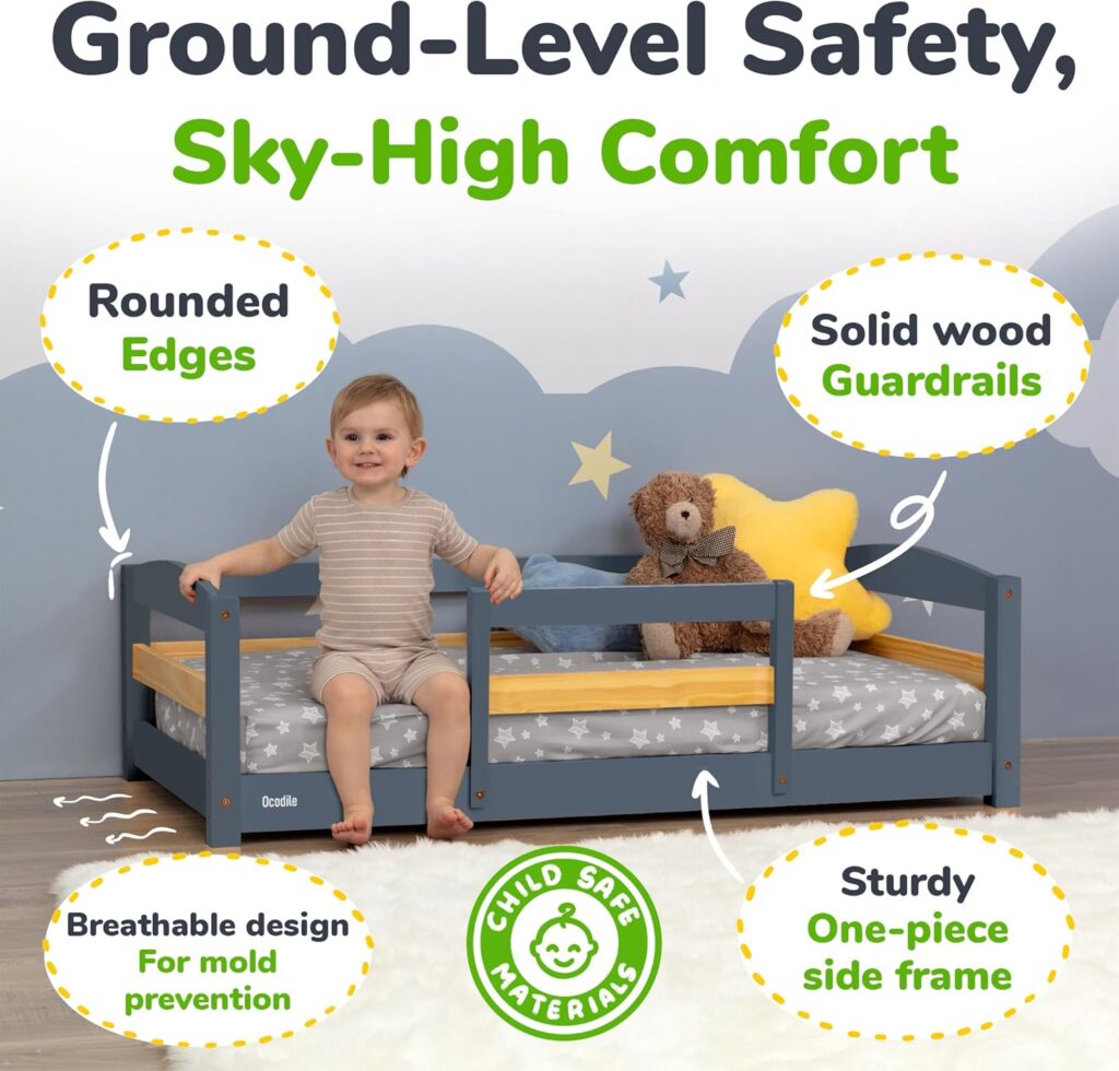 twin Montessori floor bed