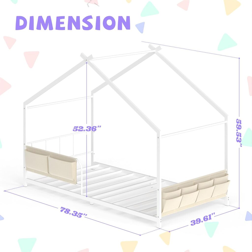 twin Montessori floor bed